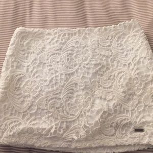 White Abercrombie skirt